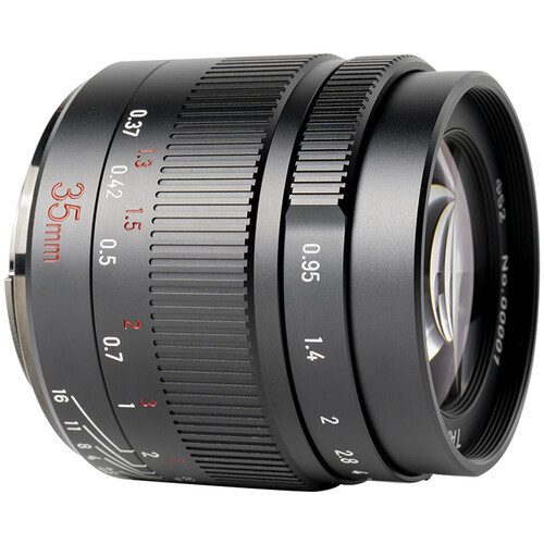 7Artisans 35mm F0,95 Sony E mount-Sisteminių fotoaparatų objektyvai-Objektyvai ir jų priedai