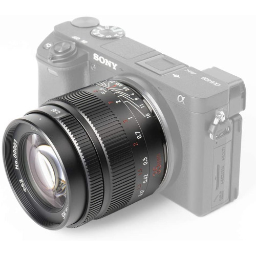 7Artisans 35mm F0,95 Sony E mount-Sisteminių fotoaparatų objektyvai-Objektyvai ir jų priedai