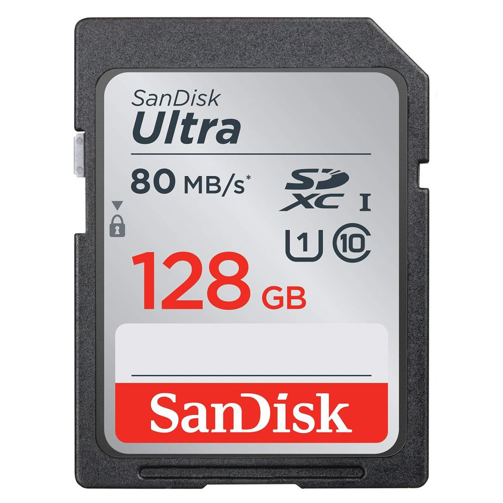 MEMORY SDXC 128GB UHS-I/SDSDUNB-128G-GN6IN SANDISK-SDHC kortelės-Skaitmeninės laikmenos