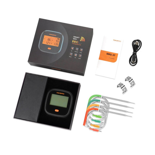 Wi-Fi skaitmeninis termometras INKBIRD IBBQ-4T-Įrankiai-Indai, stalo įrankiai, reikmenys