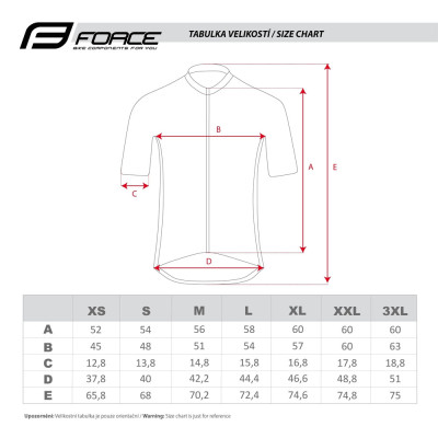 Marškinėliai FORCE DASH, (juoda/pilka/mėlyna) XL (+20 °C)-Marškinėliai-Rūbai
