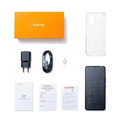 Išmanusis telefonas Oukitel C25 Dual SIM 4/32GB Black-Kiti išmaniųjų telefonų