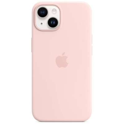 Dėklas iPhone 14 Silicone Case with MagSafe - Chalk Pink-Dėklai-Mobiliųjų telefonų priedai