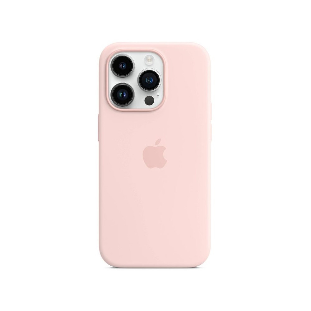 Dėklas iPhone 14 Pro Silicone Case with MagSafe - Chalk Pink-Dėklai-Mobiliųjų telefonų priedai