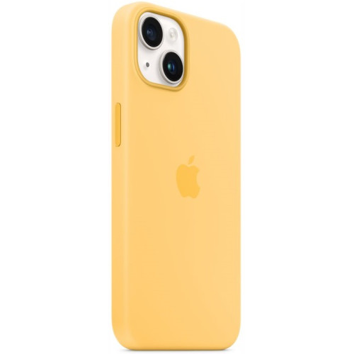 Dėklas Apple iPhone 14 Silicone Case with MagSafe ­ Sunglow-Dėklai-Mobiliųjų telefonų priedai