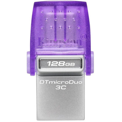 USB atmintukas Kingston 128GB DataTraveler microDuo 3C 200MB/s dual USB-A +-USB