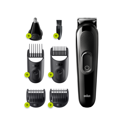KIRPIMO RINKINYS BRAUN MGK3320-Plaukų kirpimo mašinėlės-Plaukų priežiūros prietaisai