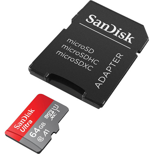 Atminties kortelė MICRO SDXC 64GB UHS-I W/A SDSQUAB-064G-GN6MA SANDISK-Atminties