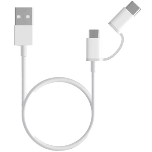 Kabelis Mi 2-in-1 USB Cable (Micro USB to Type C) Xiaomi USB-A, Type C-Telefonų laidai ir