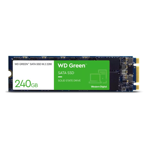 Vidinis SSD WD Green (M.2 240GB SATA 6Gb/s)-Standieji diskai-Kompiuterių priedai