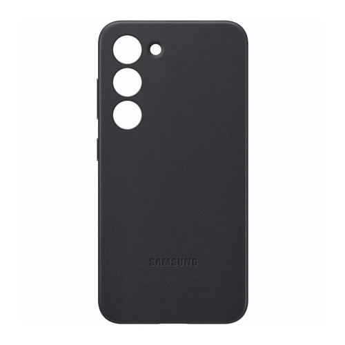 Dėklas VS911LBE Leather Cover Samsung Galaxy S23, Black-Dėklai-Mobiliųjų telefonų priedai