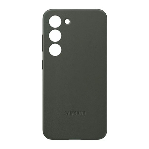 Dėklas VS911LGE Leather Cover Samsung Galaxy S23, Green-Dėklai-Mobiliųjų telefonų priedai