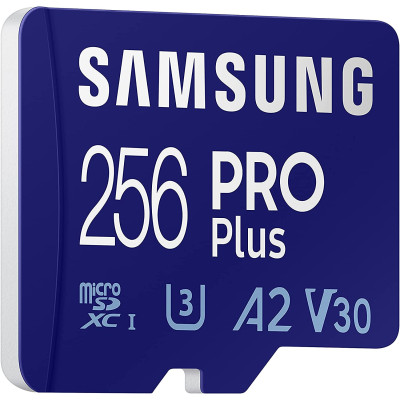 Atminties kortelė SAMSUNG MICRO SDXC PRO+ 256GB W/READER MB-MD256KB/WW-Atminties