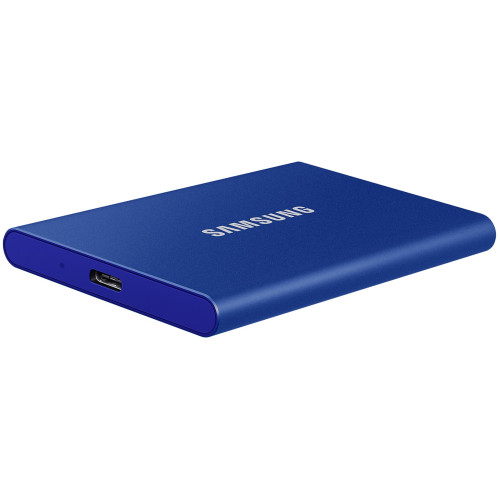 Išorinis SSD MU-PC2T0H/WW Samsung SSD T7 2TB external USB 3.2 Gen 2 metallic Blue-Išoriniai