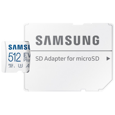Atminties kortelė Samsung MB-MC512KA/EU MicroSDXC Memory Card EVO PLUS 512GB-Atminties