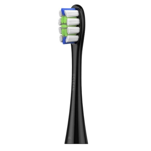 DANTŲ ŠEPETELIO ANTGALIAI Oclean Standard Clean Brush Head B06 Black 6 pcs-Dantų šepetėlių