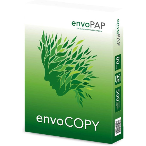 Biuro popierius ekologiškasenvoCOPY A4, 80g, 500 lapų-Popierius ir popieriaus produktai-BIURO