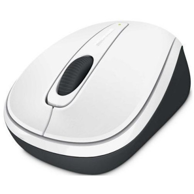 BEVIELĖ PELĖ Microsoft Wireless Mobile Mouse 3500 Wireless, White, Wireless mouse-Klaviatūros