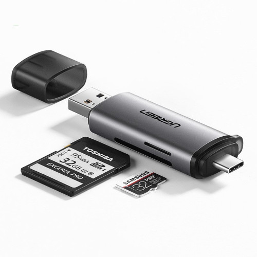 Atminties kortelių microSD, SD skaitytuvas USB 3.0/USB-C OTG-Laidai, kabeliai, adapteriai-IT