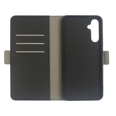 Dėklas JM Stich Flip cover for Samsung Galaxy A34, Black-Dėklai-Mobiliųjų telefonų priedai