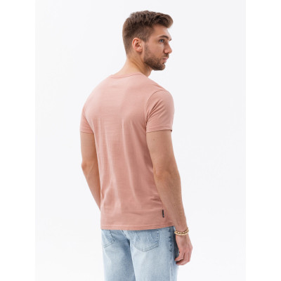 Rožiniai marškinėliai Gomer-Vienspalviai marškinėliai-Marškinėliai