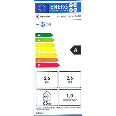 KONDICIONIERIUS ELECTROLUX EACM-09 CLN/N6, 2.0 EU-Oro kondicionieriai-Klimato kontrolės