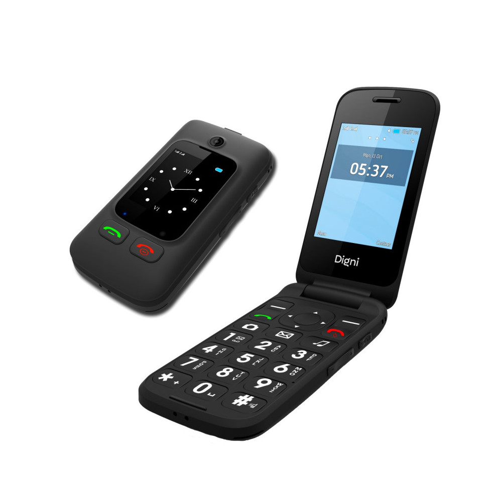Mobilusis telefonas eSTAR Digni Flip Clamshell Phone 2.4''+ 1.77-Mygtukiniai