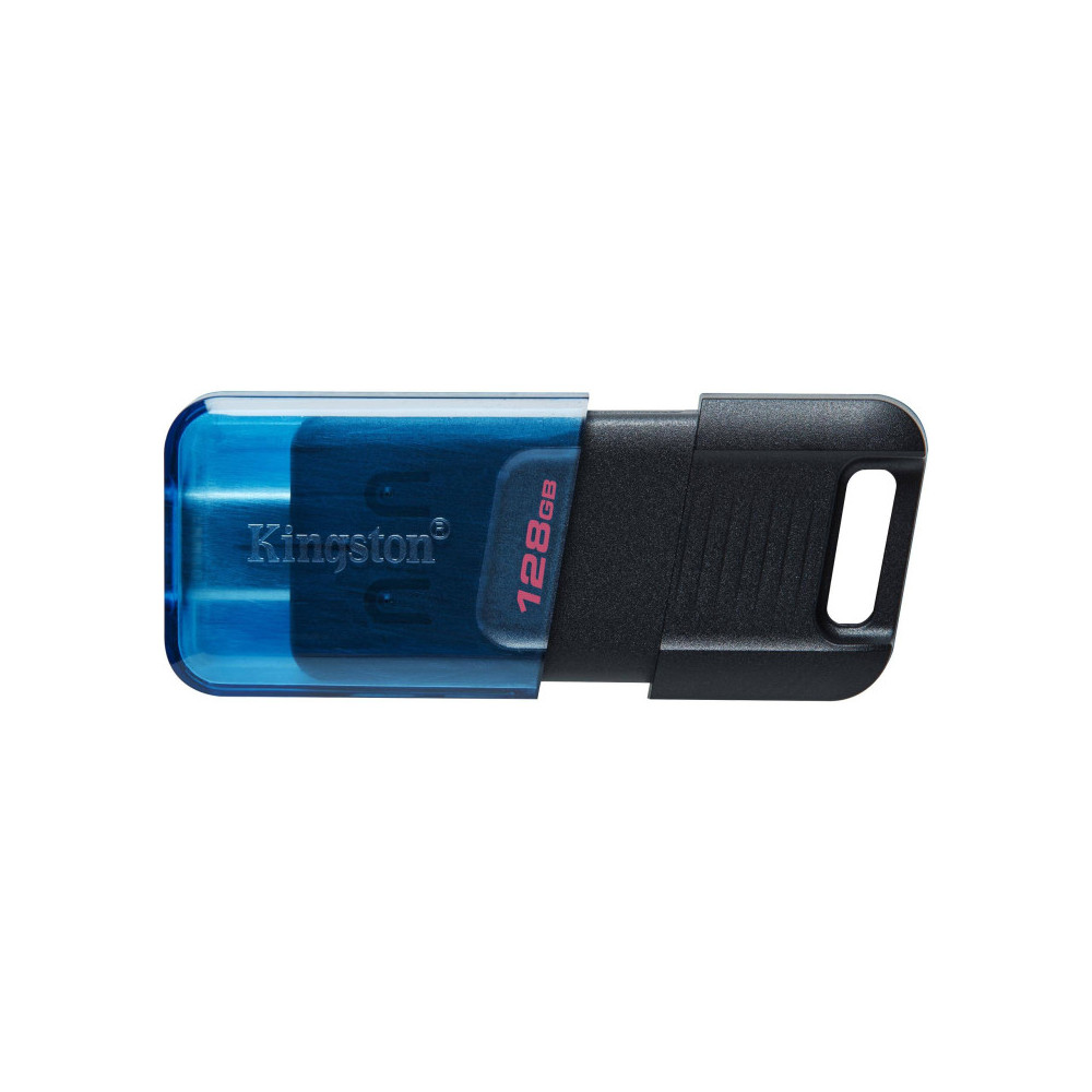 USB atmintukas Kingston DataTraveler 80 M 128 GB, USB-C, Black-USB raktai-Išorinės duomenų