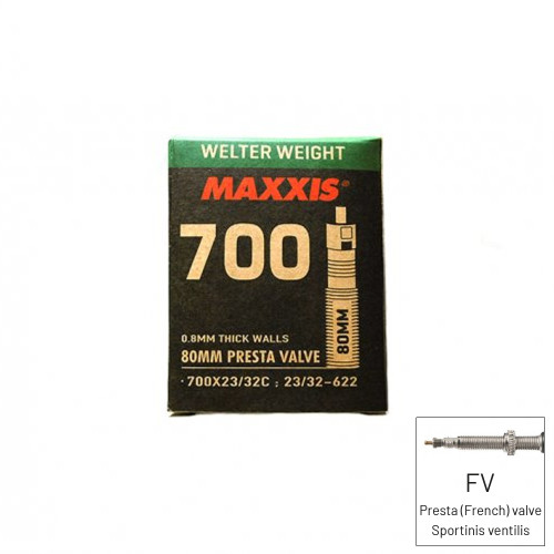 Kamera MAXXIS 700x23/32 FV, 80mm-28&quot (700C)-Kameros