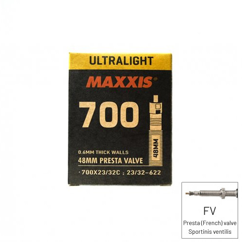 Kamera MAXXIS 700x23/32 FV, 48mm-28&quot (700C)-Kameros