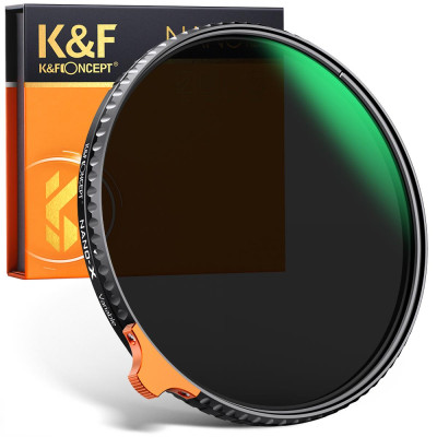 K&F Concept 95mm Variable ND Filter ND2-ND400 (9stop)-Objektyvų filtrai-Objektyvai ir jų