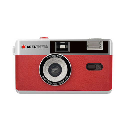 AGFAPHOTO REUSABLE CAMERA 35MM RED-Juostiniai fotoaparatai-Fotoaparatai ir jų priedai