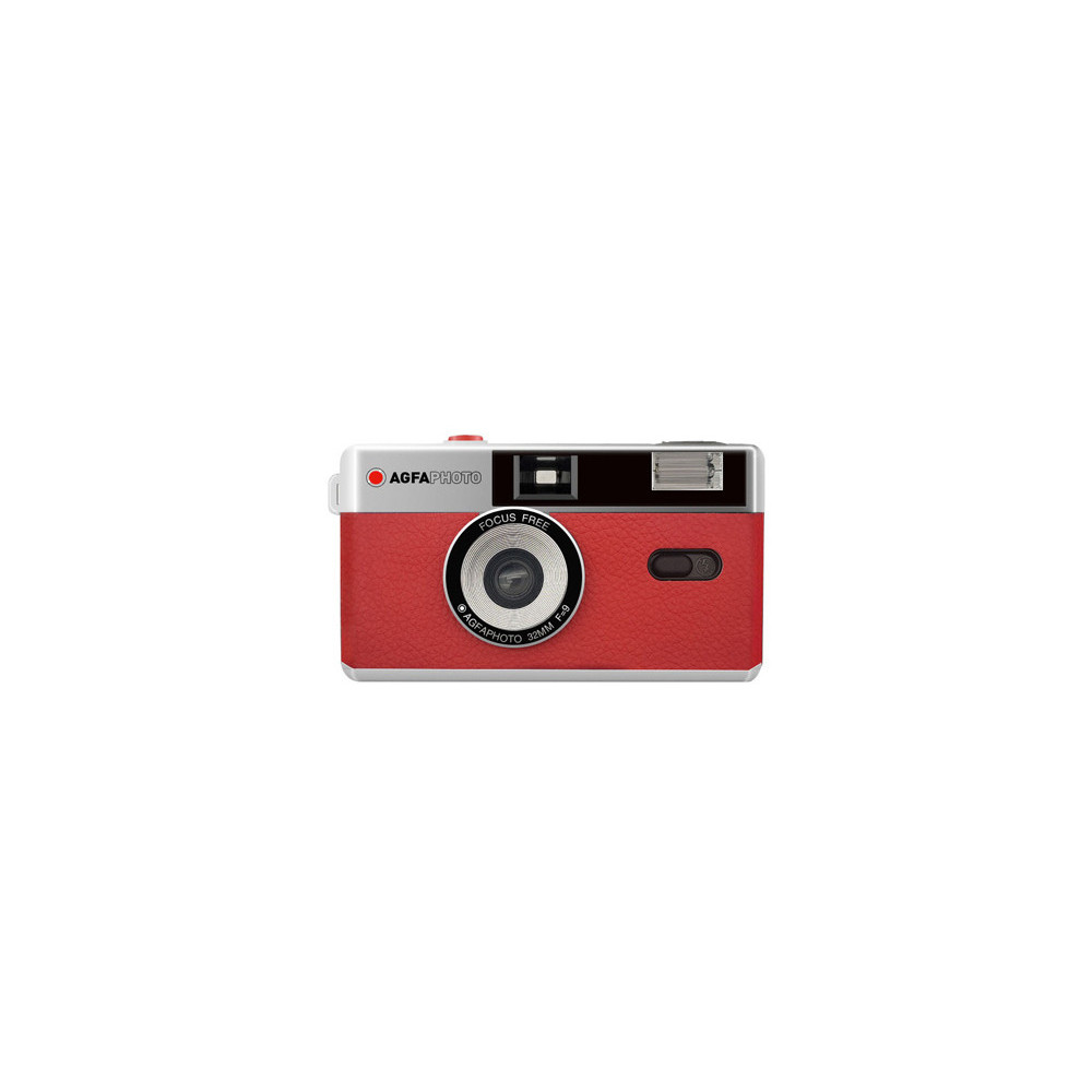 AGFAPHOTO REUSABLE CAMERA 35MM RED-Juostiniai fotoaparatai-Fotoaparatai ir jų priedai
