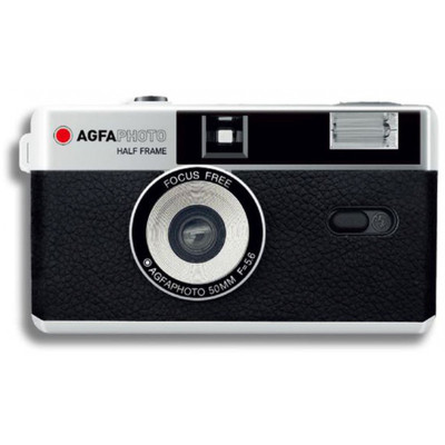 AGFAPHOTO HALF FRAME PHOTO CAMERA 35MM BLACK-Juostiniai fotoaparatai-Fotoaparatai ir jų priedai