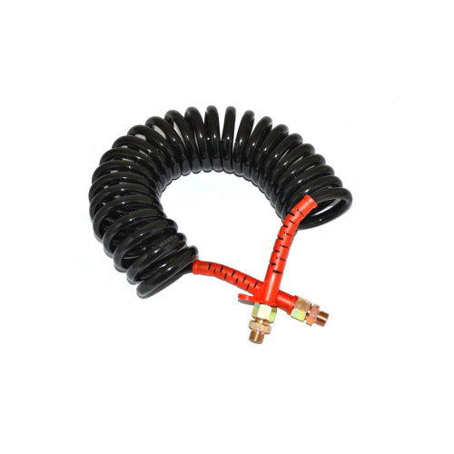 Spiralinis pneumo kabelis Poliuretanas 5,5m M16-Kabeliai, elektros lizdai-Sunkvežimiams