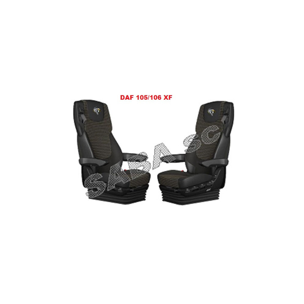 Sėdynių užvalkalai DAF 105-106 XF nuo 2013m | Nubuk-Sėdynių užvalkalai-Sunkvežimiams