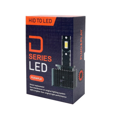 D1S LED lemputės 2vnt. 7000lm +260% CANBUS-LED komplektai-Apšvietimas