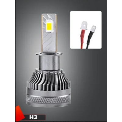 LED H3 lemputės 2vnt. +500% super light CANBUS-LED komplektai-Apšvietimas