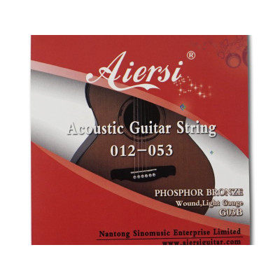 Stygų komplektas akustinei gitarai Aiersi G03B (phosphor bronze light)-Styginiai-Muzikos