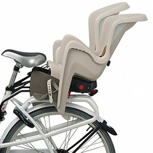 Dviračio kėdutė Polisport Bilby RS ant rėmo, su miego funkcija (kreminė/ruda)-Kėdutės