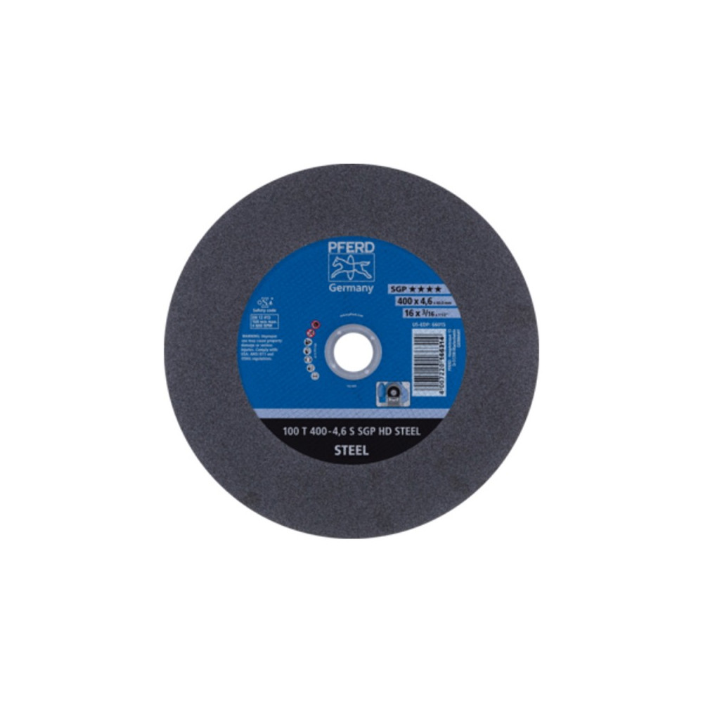 Pjovimo diskas PFERD 100 T400-4,6 A24 S SG-HD/40-Abrazyviniai metalo pjovimo diskai-Medžio ir