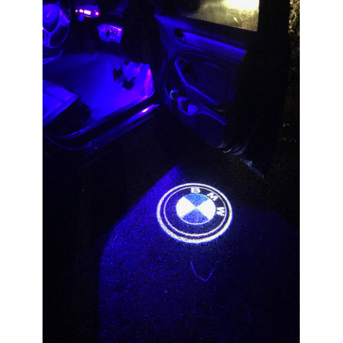 Durelių apšvietimas su BMW logotipu M10502-LED salono apšvietimas-Apšvietimas