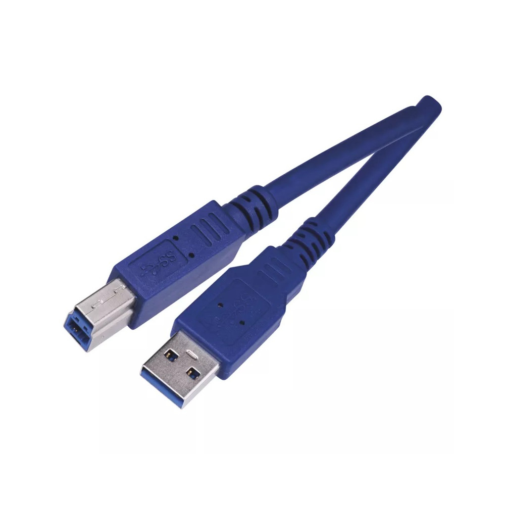 SB7702 Emos laidas USB 3.0 A/M- B/M 2m-Laidai, kabeliai, adapteriai-IT technika fotografams