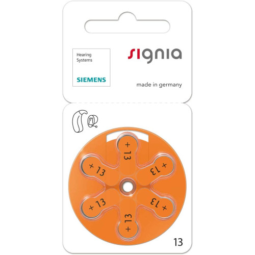 Baterija Siemens-Signia 13AE-Elementai, baterijos-Smulki elektronika