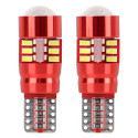 LED lemputės W5W T10 su lęšiu | CANBUS-LED komplektai-Apšvietimas