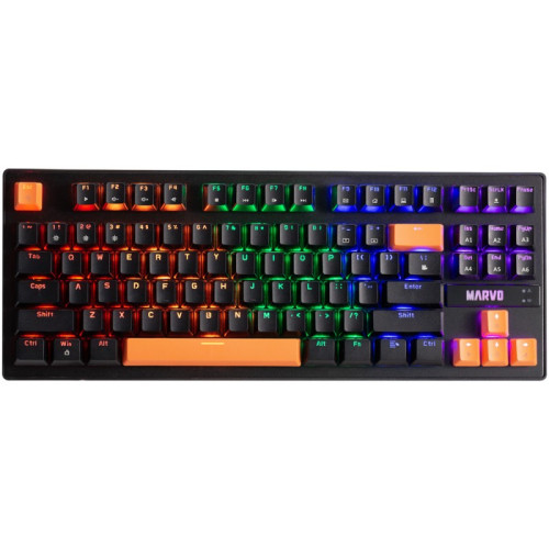 Klaviatūra Marvo KG901C RGB blue switch-Gaming klaviatūros-Žaidimų įranga