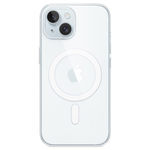 Dėklas iPhone 15 Clear Case with MagSafe-Dėklai-Mobiliųjų telefonų priedai