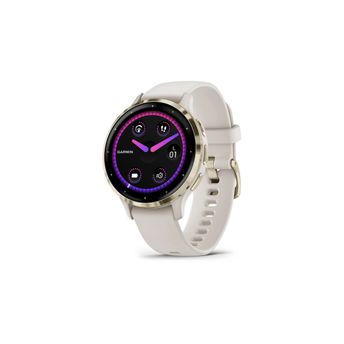 Išmanusis laikrodis Garmin Venu 3S, GPS, Wi-Fi, Ivory + Sof-Android laikrodžiai-Išmanieji