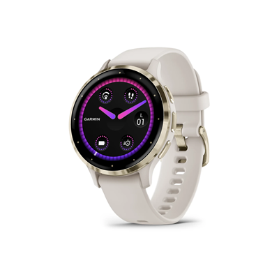 Išmanusis laikrodis Garmin Venu 3S, GPS, Wi-Fi, Ivory + Sof-Android laikrodžiai-Išmanieji