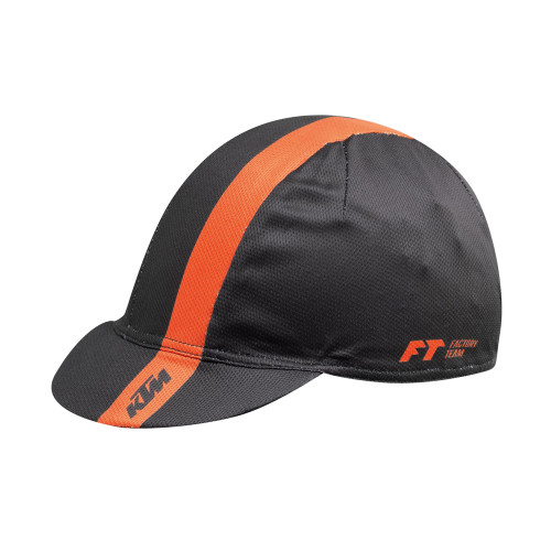 Pošalmis/kepurė KTM Factory Team (juoda)-Kepurės ir pošalmiai-Priedai